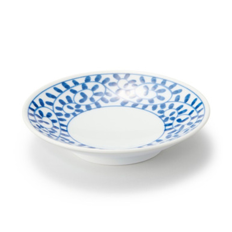 Hasami Ware Porcelain Plate Leaves