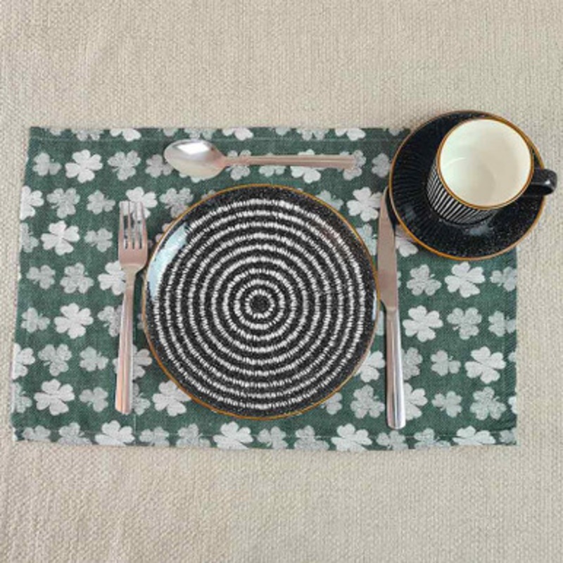 Irish Linen Shamrock Placemats