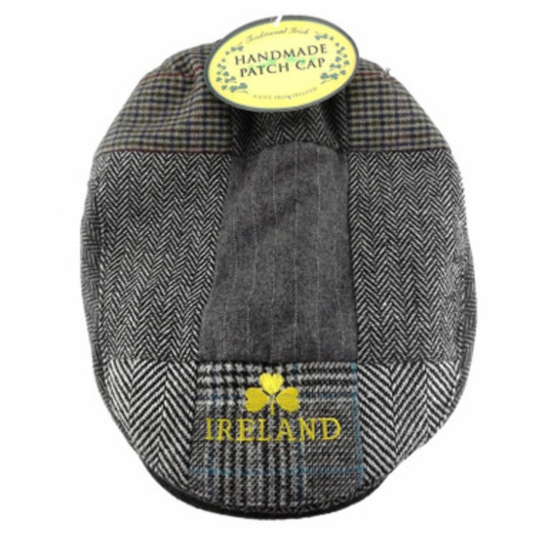 Shamrock Irish  Patchwork Flat Cap