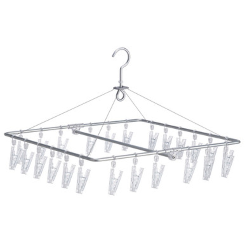 Aluminum Square Hanger with 26 pegs