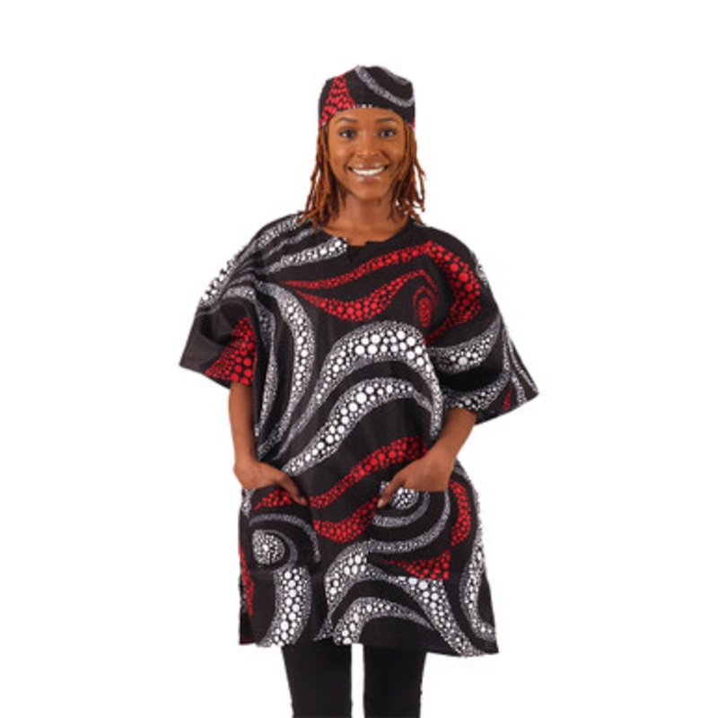 Bold Ankara Print Dashiki