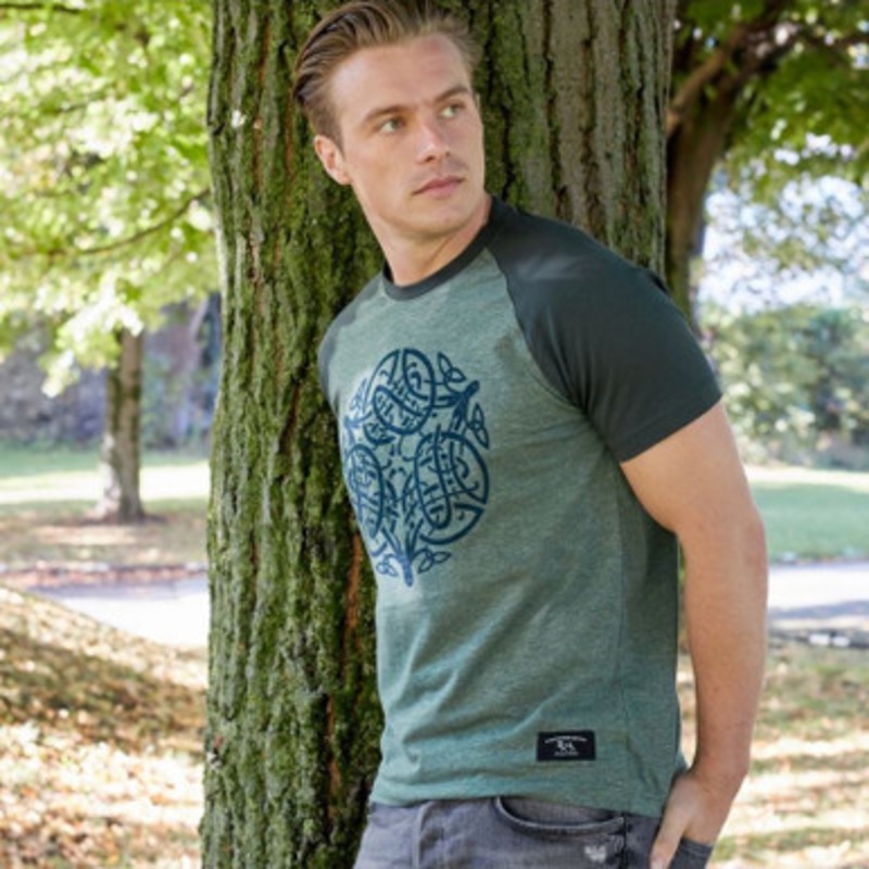 Celtic Knot Raglan Men's T-Shirt