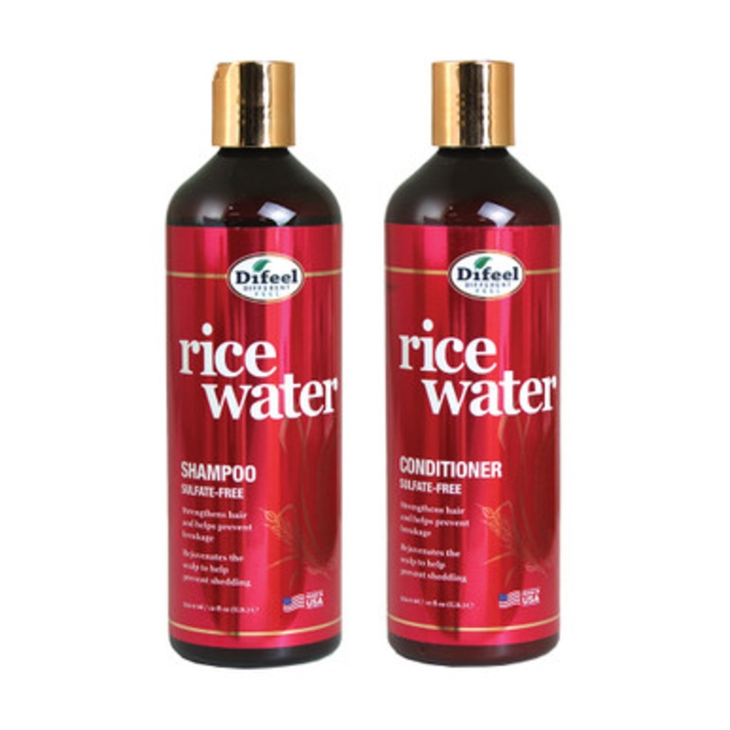 Difeel: Rice Water Shampoo & Conditioner Set