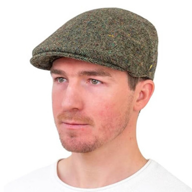 Donegal Tweed Trad Flat Cap