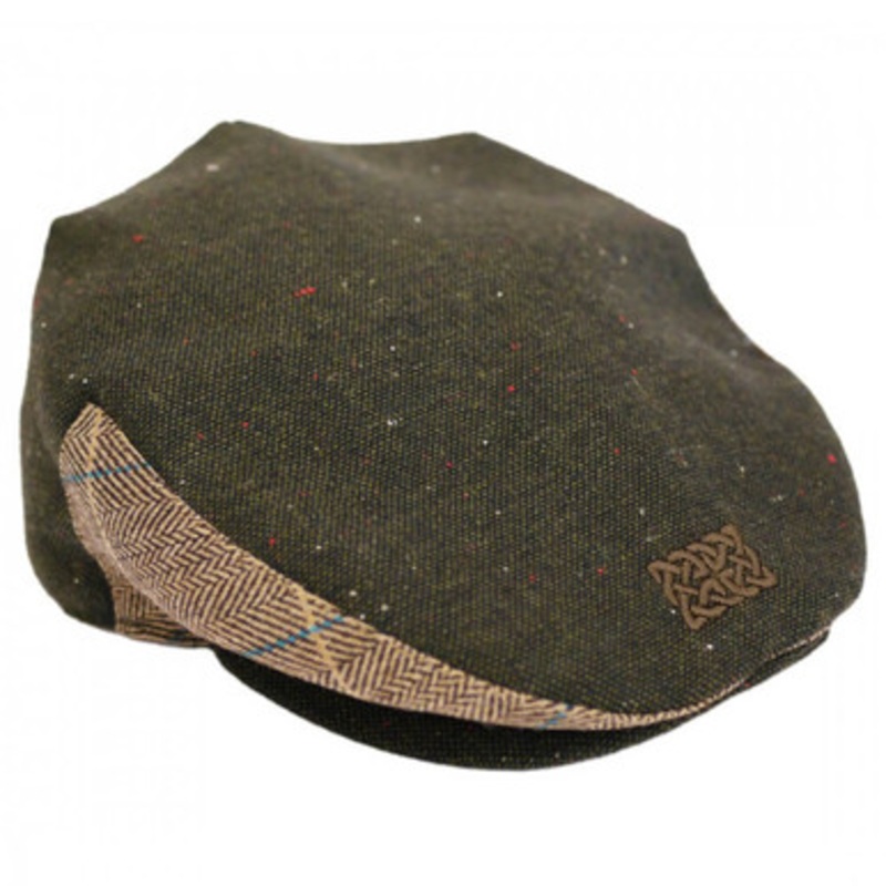 Green Celtic Knot Flat Cap