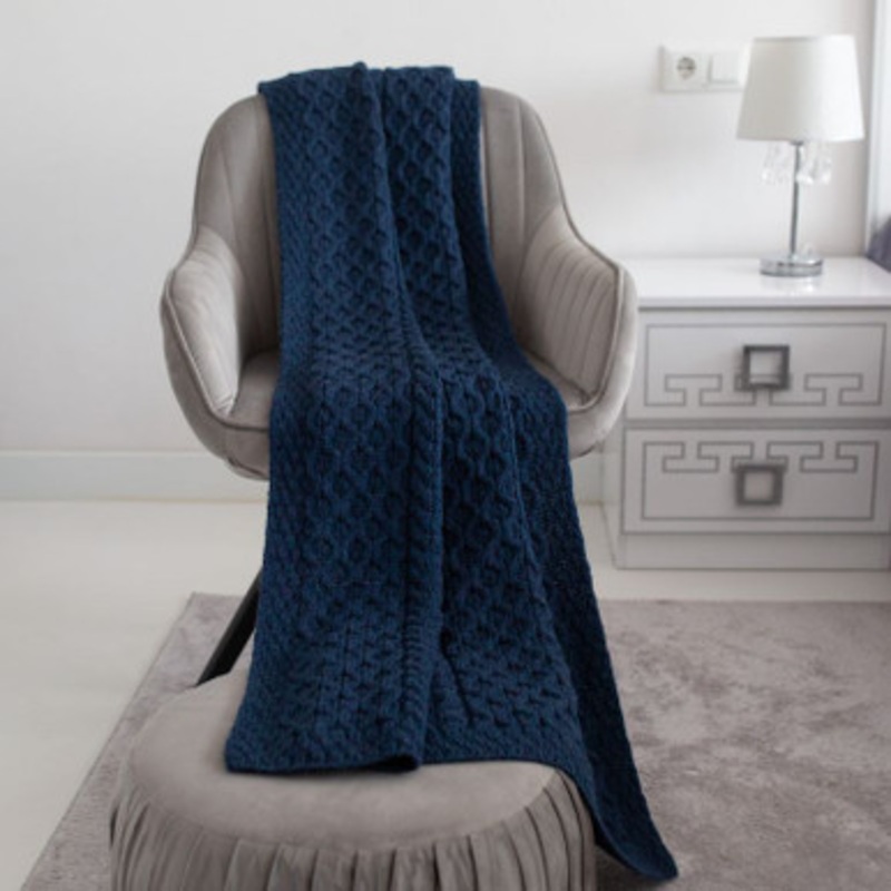 Soft Merino Wool Irish Blanket