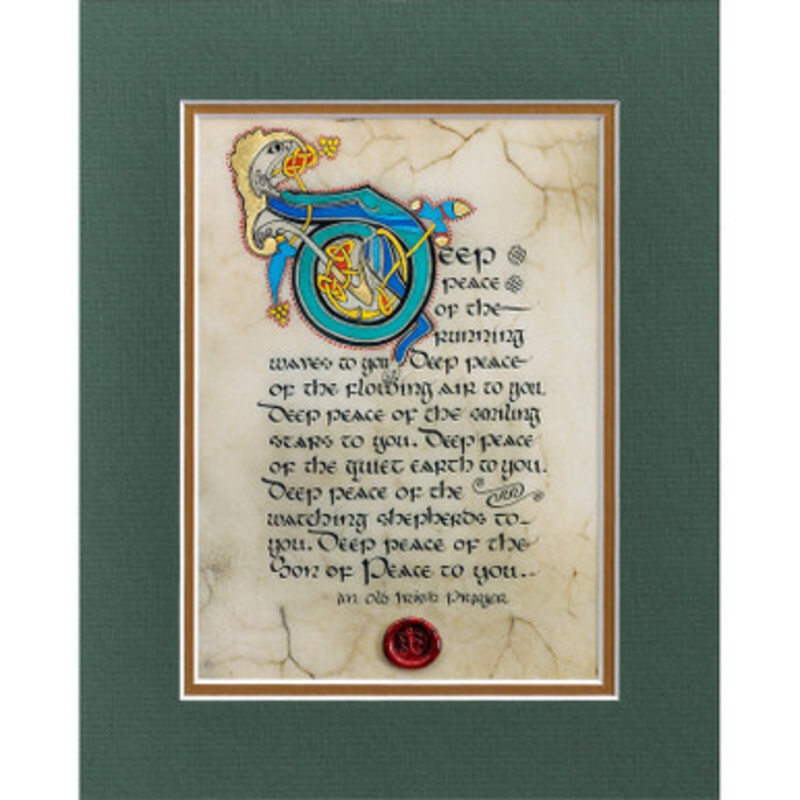 Unframed Irish Deep Peace Prayer