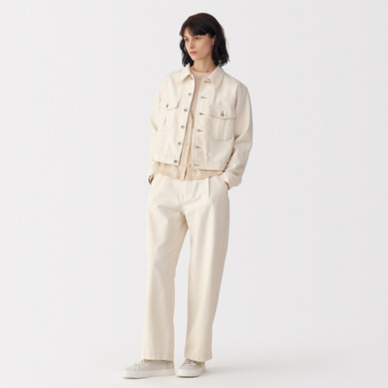 Women's Washi and Cotton Twill Denim Jacket