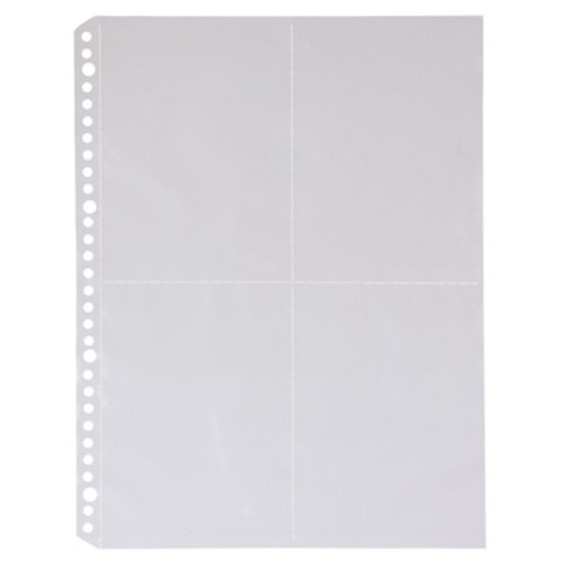A4 Clear Postcard Pocket