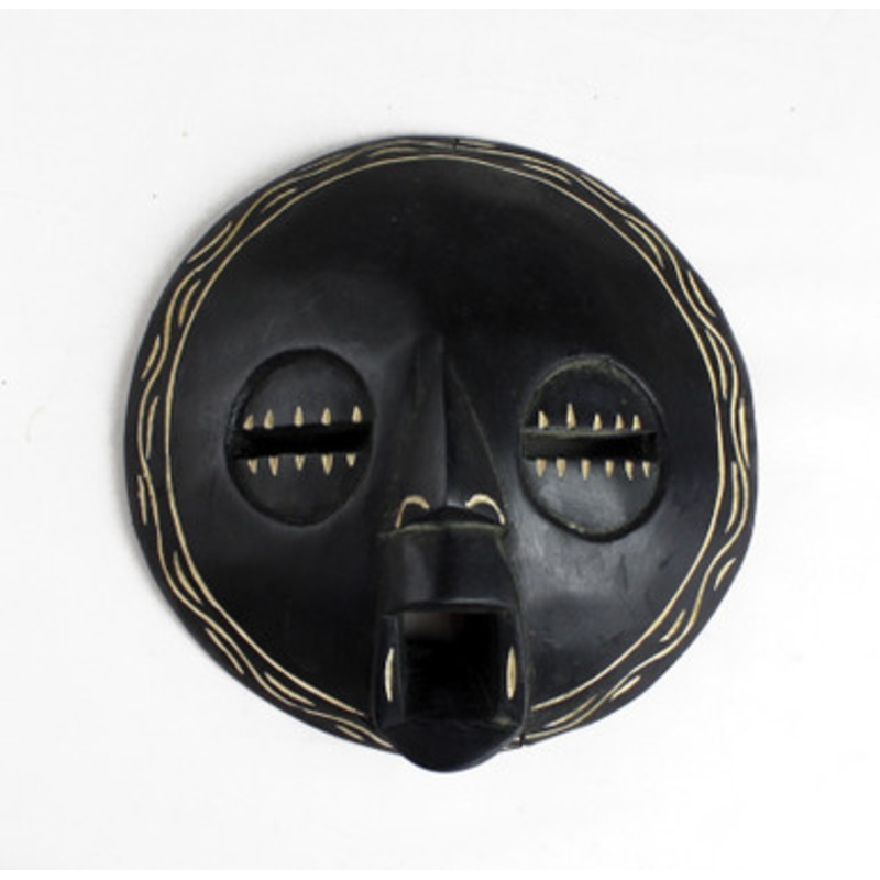 Black Ashanti Mask - 10