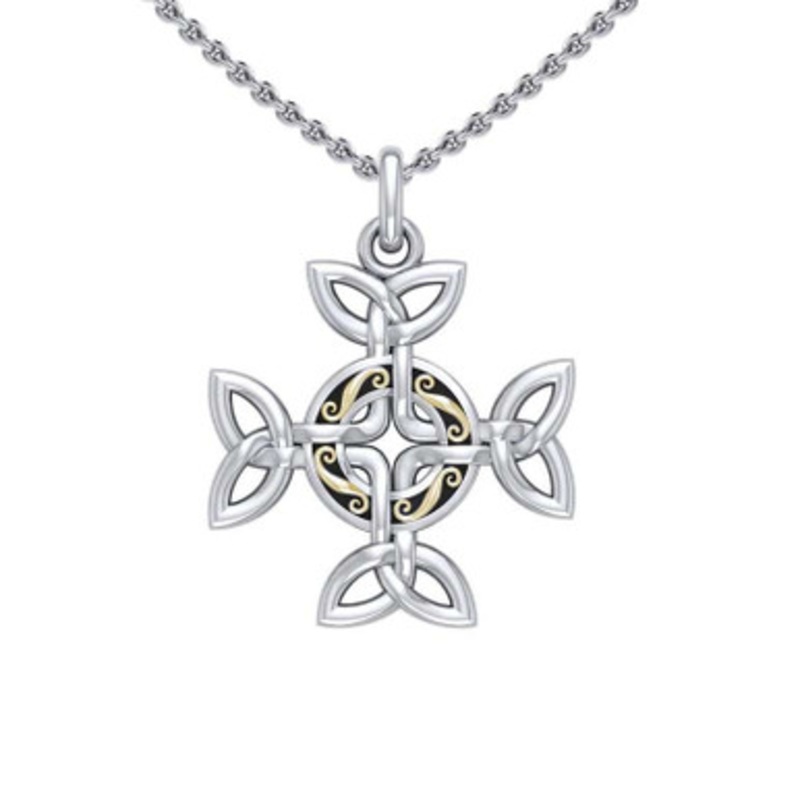Celtic Knotwork Cross Pendant