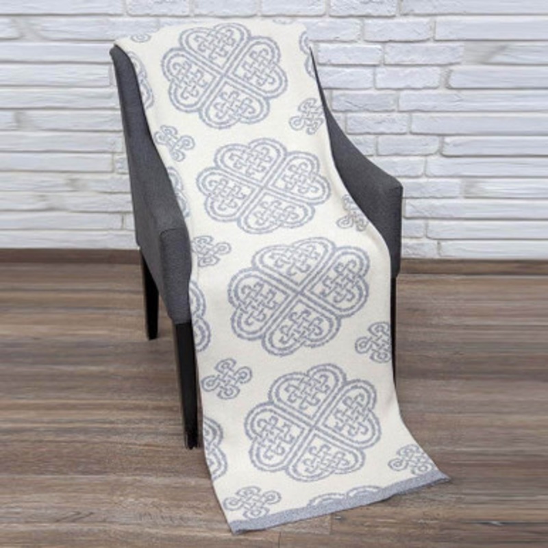 Celtic Spiral Wool Throw