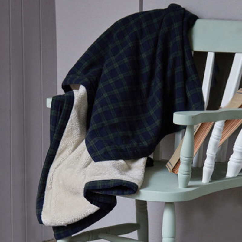Irish Tartan Flannel Blanket