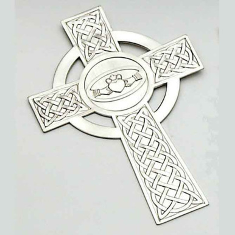Mullingar Pewter Claddagh Cross