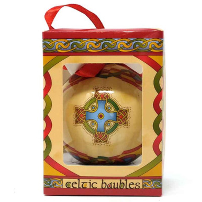 Scottish Cross Christmas Bauble
