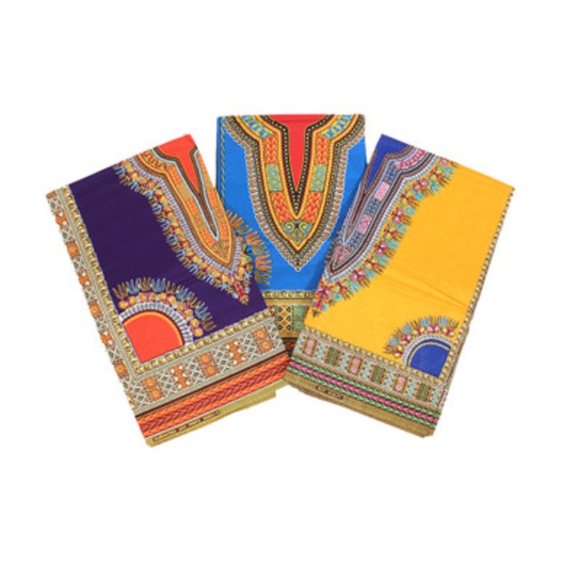 Traditional Print Brocade Fabric 6 Yards