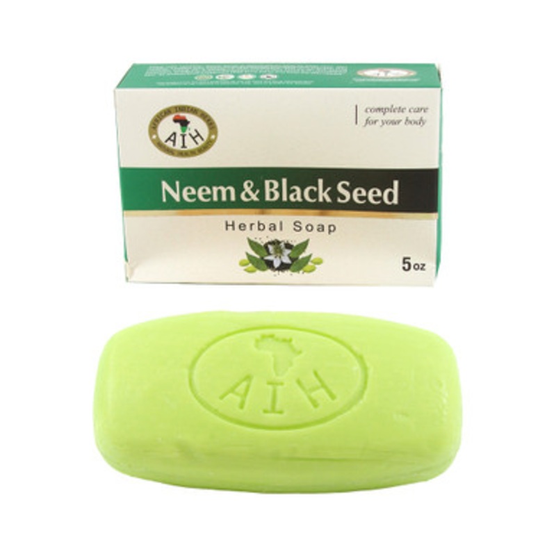 African Indian Herbs (AIH): Neem & Black Seed Herbal Soap - 5 oz.