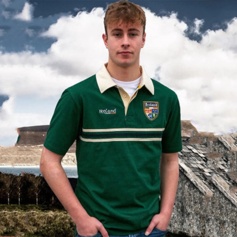 Emerald Green Irish Polo Shirt