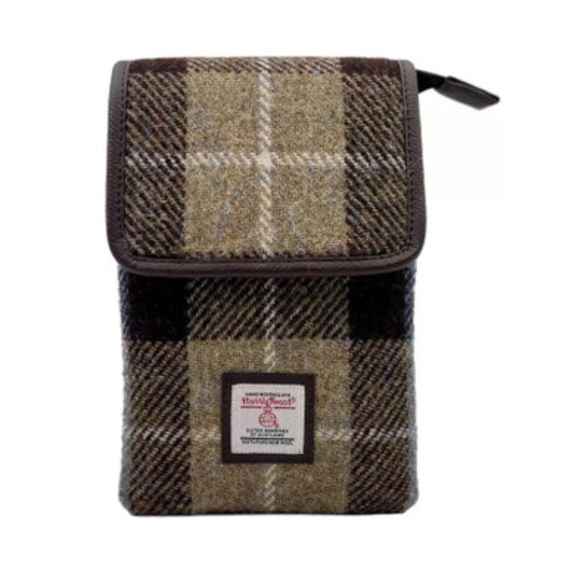 Handwoven Harris Tweed Mini Crossbody Bag