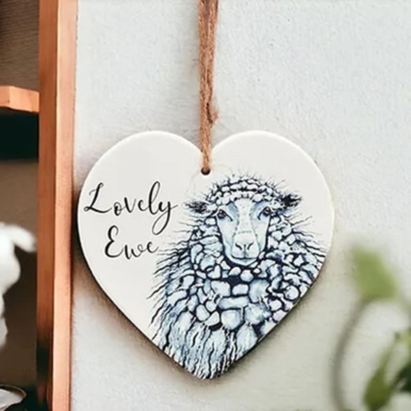 Lovely Ewe Irish Sheep Home Ornament