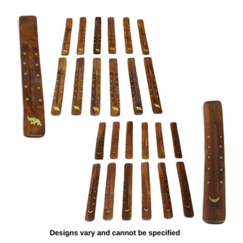 Set Of 12 Wooden Incense Burners
