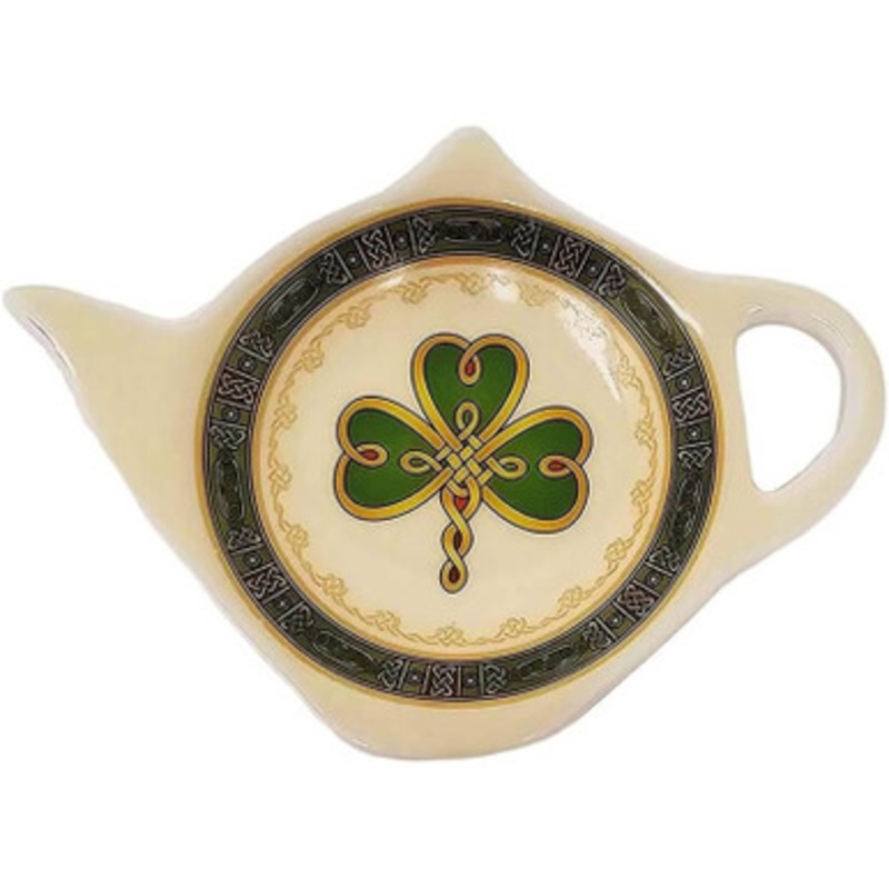 Shamrock Celtic Teabag Holder
