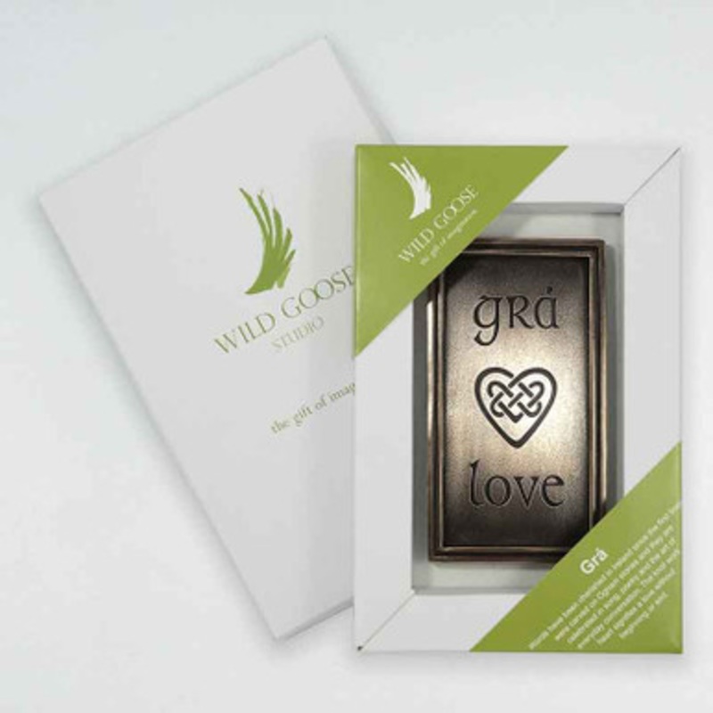 Story of Ireland Gra - Love Bronzed Wall Plaque