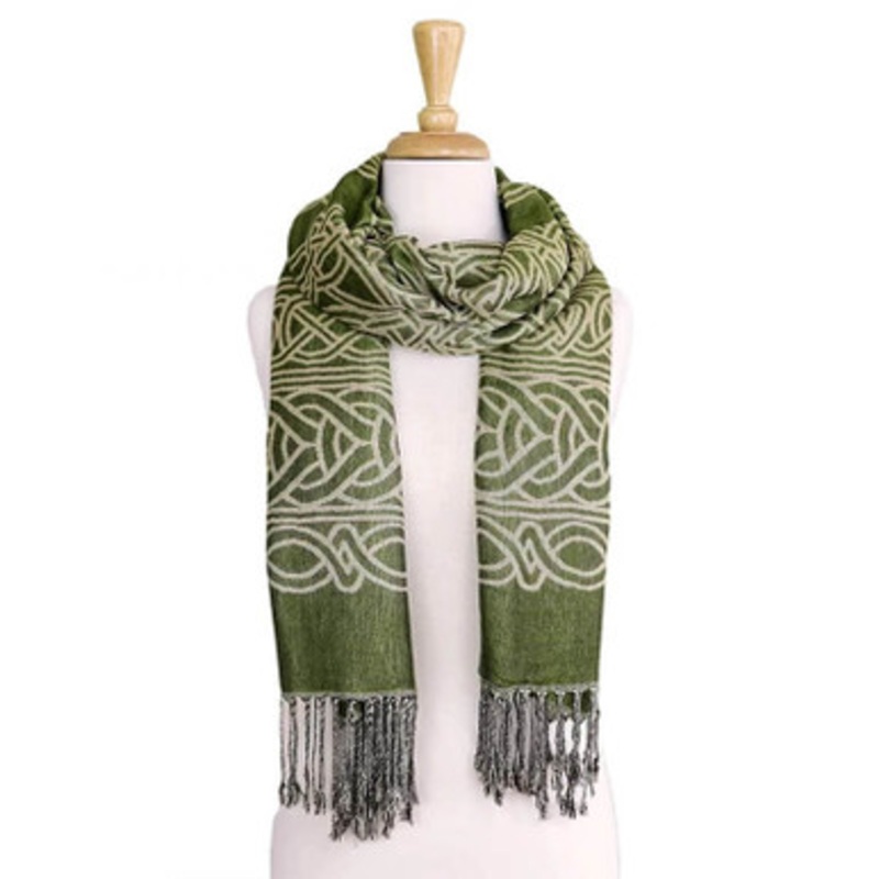 Celtic Knot Irish Scarf for Women