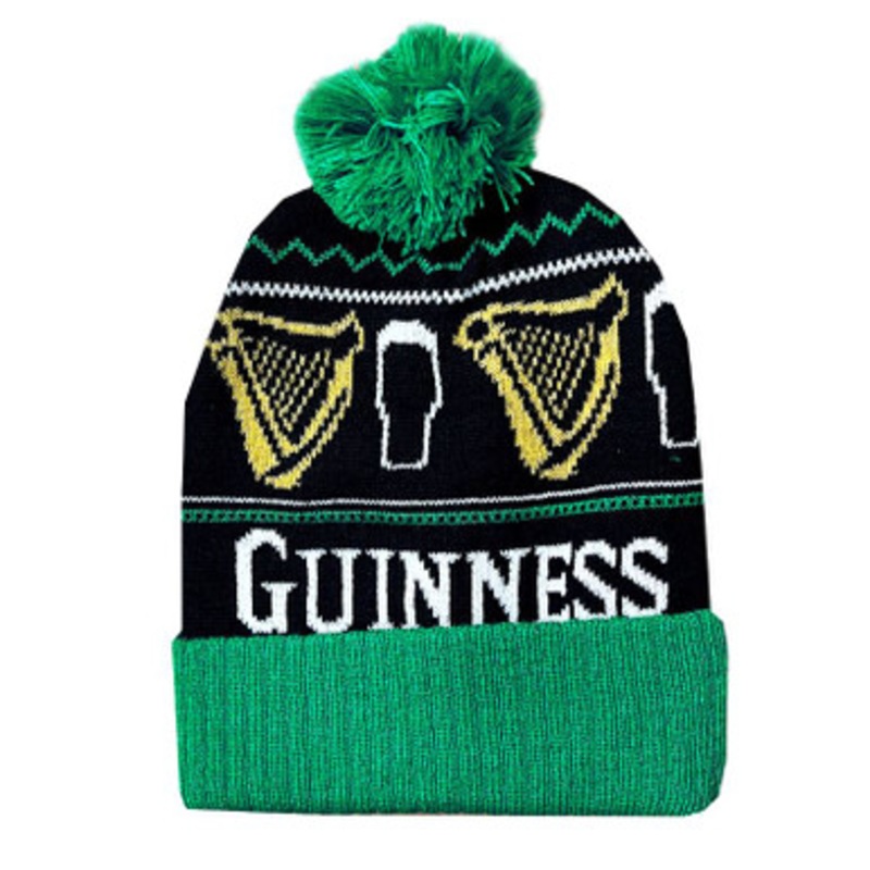 Guinness Knitted Pom-Pom Hat