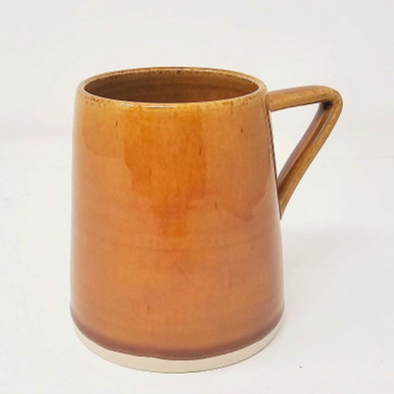 Handmade Brown Irish Pottery Mug