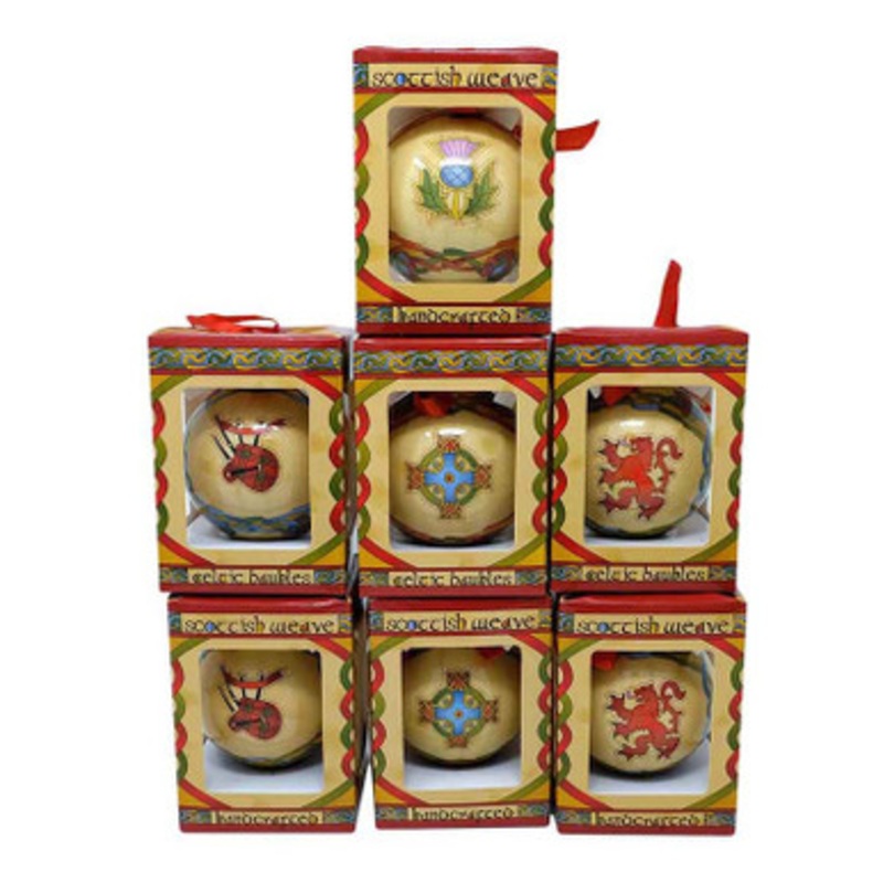 Scottish Bauble Set of 7