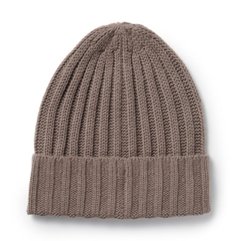 Unisex NonItchy Wool Ribbed Beanie 18085