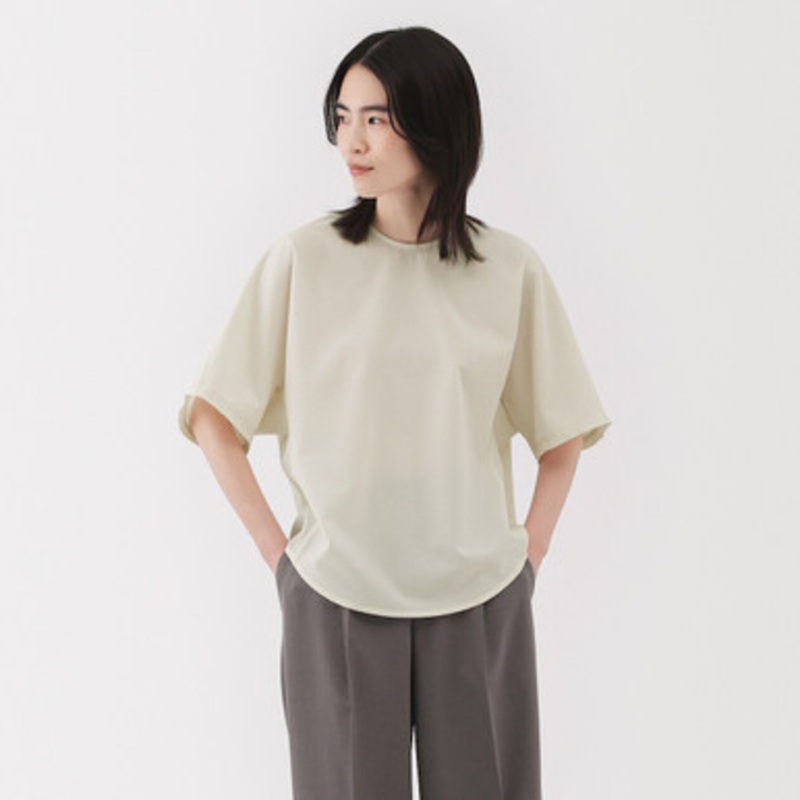 Women's Seersucker Blend Short Sleeve Blouse