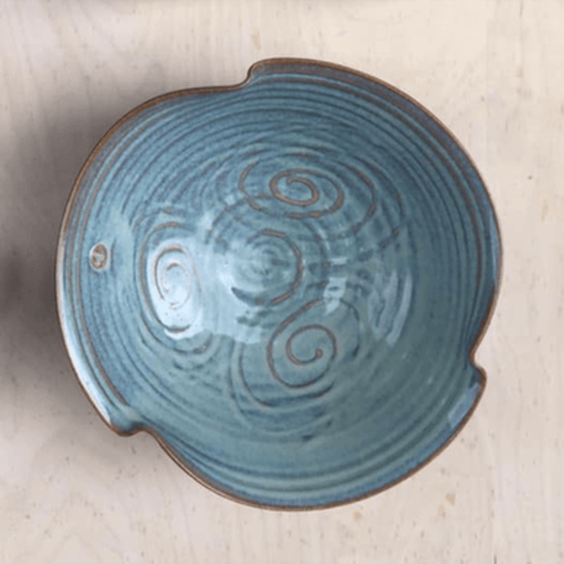 Hand Thrown Pottery Celtic Fruit Bowl