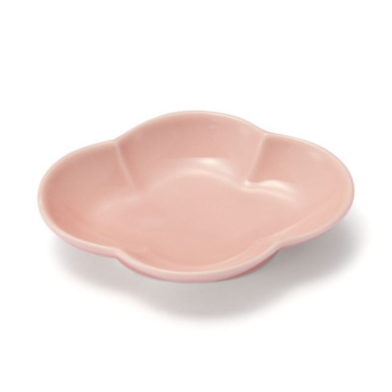 Hasami Ware Porcelain Fortune Plate  Flowering Quince