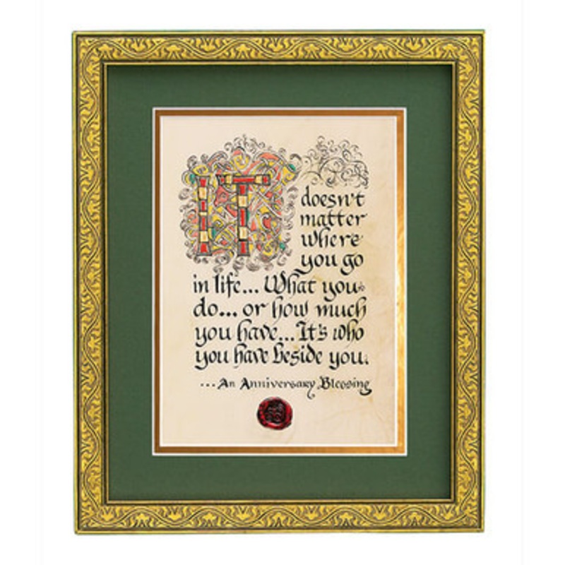 Irish Anniversary Blessing Wall Art