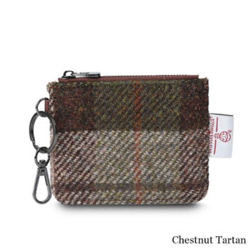 Islander Harris Tweed Card Zip Wallet