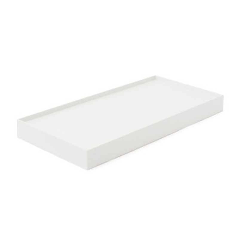 PP File Box Lid  White Grey 15cm