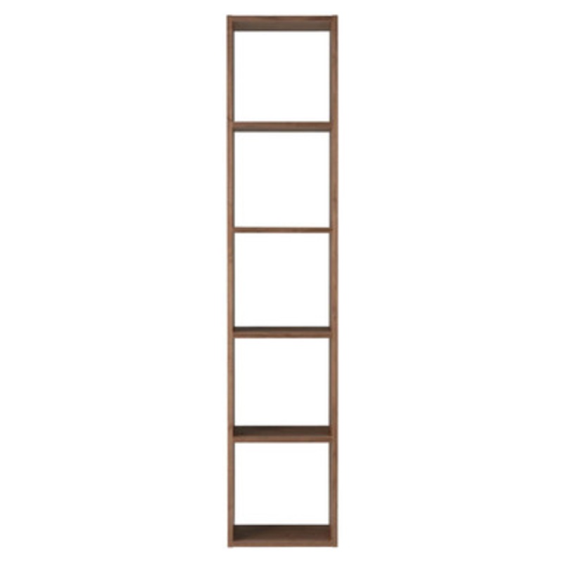 Walnut Narrow 5 Shelf