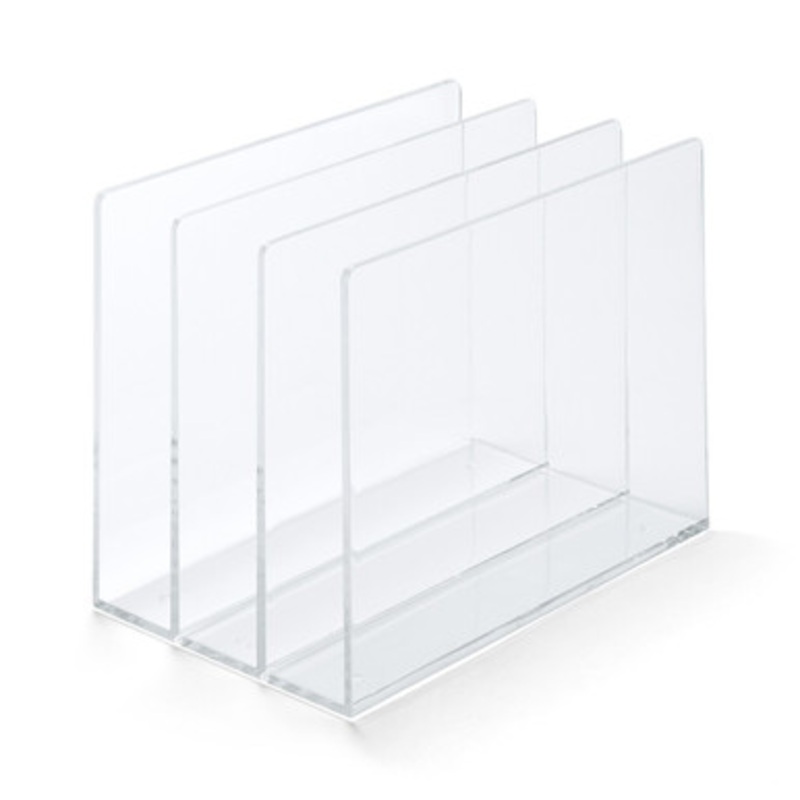 Acrylic 3 Partition Shelf  S.