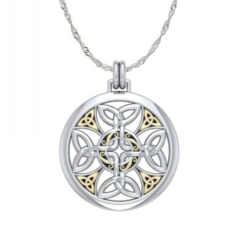 Celtic Cross Trinity Knot Pendant