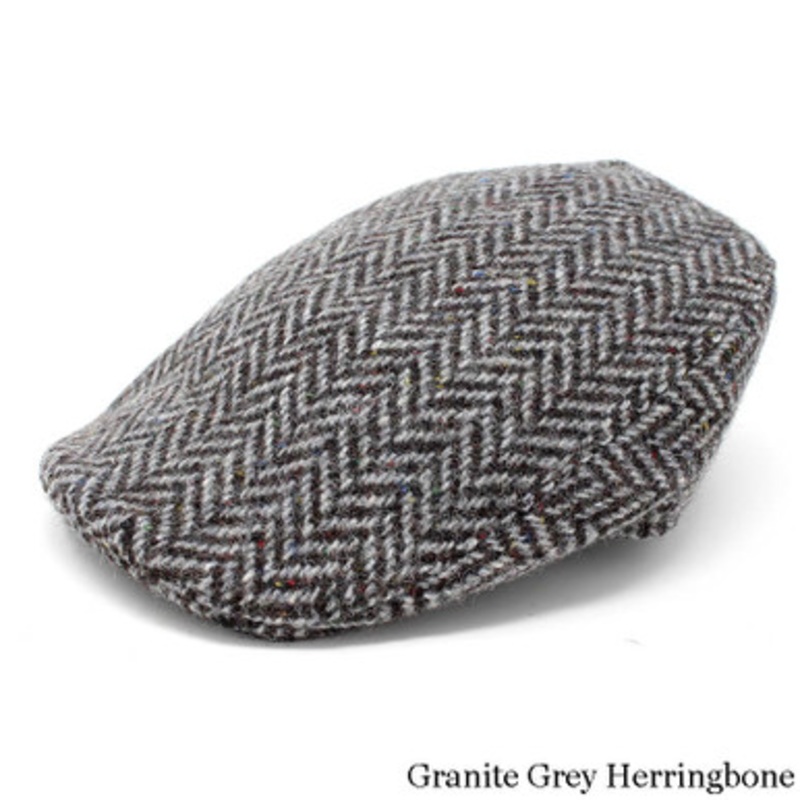 Donegal Tweed Flat Touring Cap