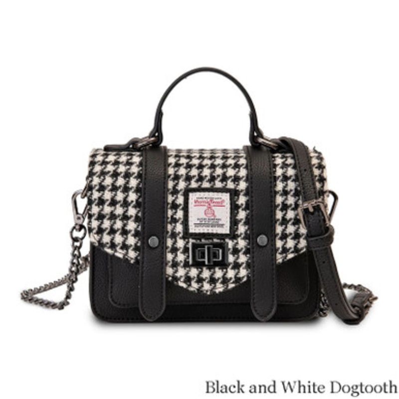 Handwoven Harris Tweed Mini Satchel
