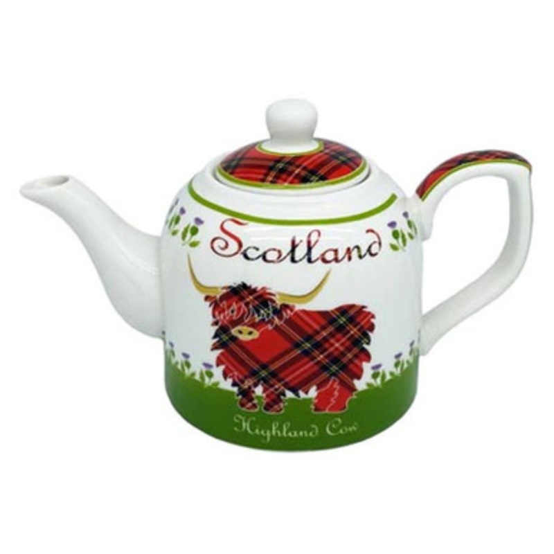 Highland Cow Scotland Teapot