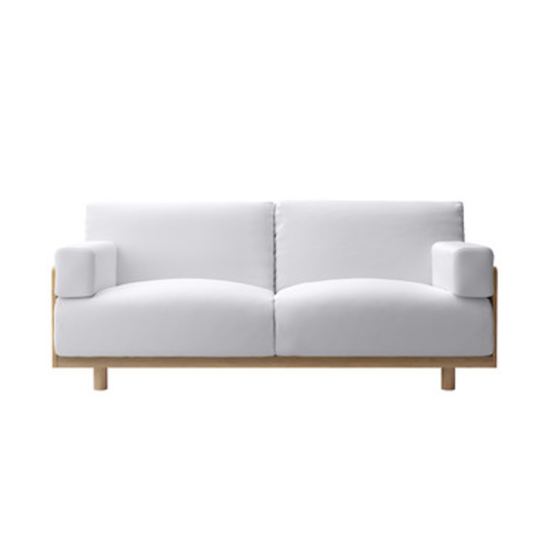 Wooden Sofa with Cushion (3S)