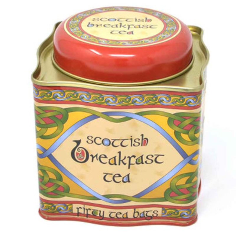 Breakfast Tea- Scottish Weave Tin 50 Tea Bags