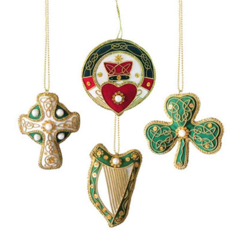 Celtic Needlework Christmas Ornaments Set