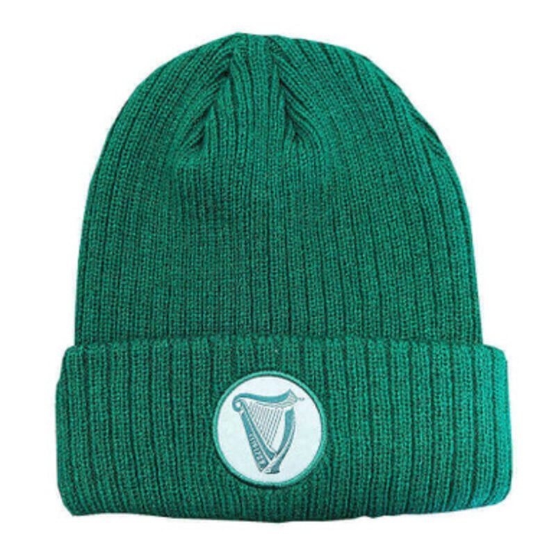 Guinness Harp Green Beanie Hat