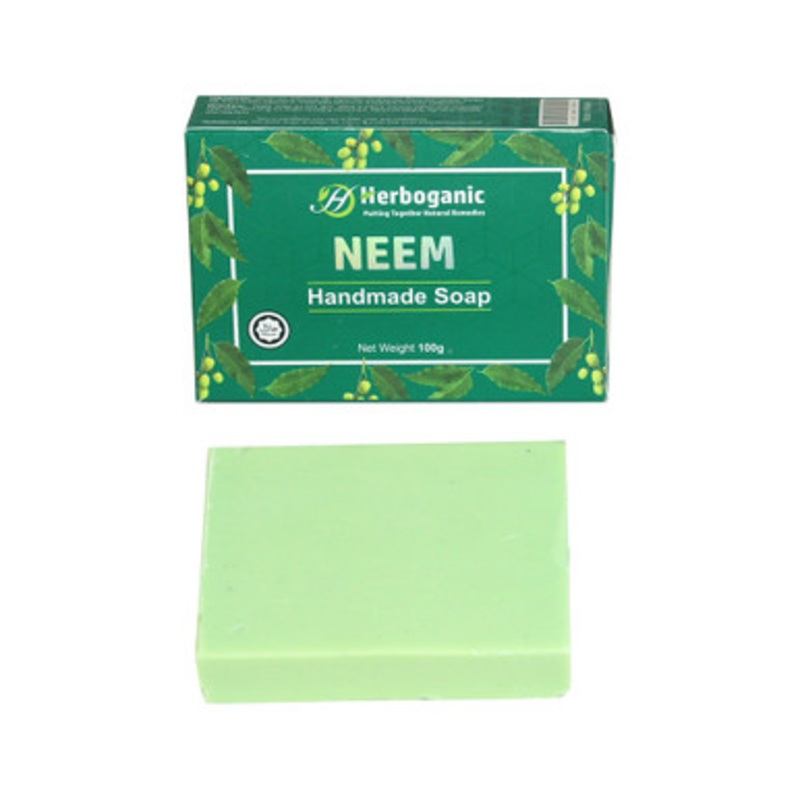 Herboganic: Handmade Neem Soap 100% Natural