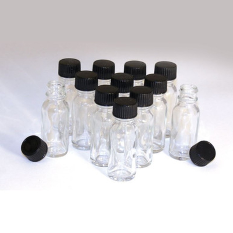  oz. Boston Round Bottles - Set Of 12